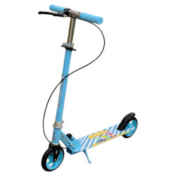 Trotineta cu 2 roti pentru copii, inaltime reglabila, pliabila, frana de mana, + 3 ani, roti 145 mm, albastra Trotineta cu 2 roti pentru copii, inaltime reglabila, pliabila, frana de mana, + 3 ani, roti 145 mm, albastra