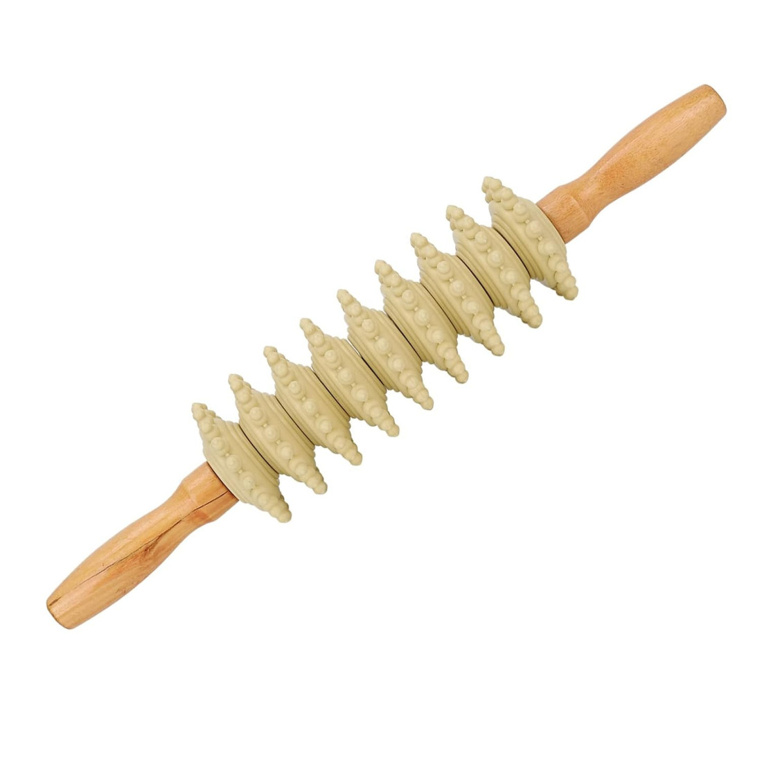 Rola masaj corporal anticelulitic din lemn, pentru picioare, coapse, brate si abdomen, maner ergonomic, masaj muscular si relaxare Rola masaj corporal anticelulitic din lemn, pentru picioare, coapse, brate si abdomen, maner ergonomic, masaj muscular si relaxare