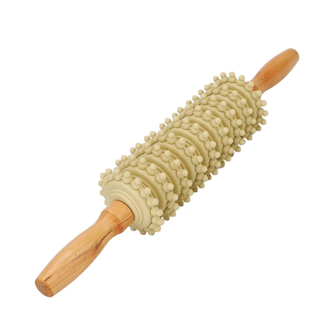 Rola masaj corporal anticelulitic din lemn, pentru picioare, coapse, brate si abdomen, maner ergonomic, masaj muscular si relaxare Rola masaj corporal anticelulitic din lemn, pentru picioare, coapse, brate si abdomen, maner ergonomic, masaj muscular si relaxare