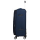 Troler Business, 24 inch, material textil, impermeabil, patru roti rotative 360° silentioase, maner telescopic, incuietoare cu combinatie, albastru Troler Business, 24 inch, material textil, impermeabil, patru roti rotative 360° silentioase, maner telescopic, incuietoare cu combinatie, albastru