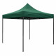 Cort tip pavilion / foisor 3 x 3 m, inaltime reglabila, structura metalica solida, impermeabil, pentru gradina, evenimente, terasa, curte, exterior, protectie UV, ploaie, invelis material textil, fixare rapida, usoara, verde