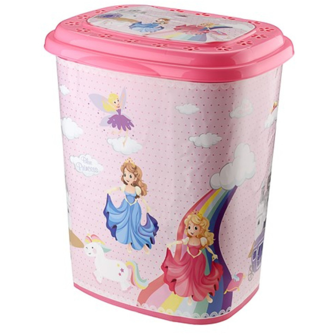 Cos de rufe, 45L, 38 x45 x 53 cm, roz