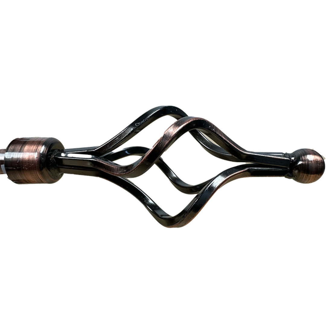 Galerie telescopica perdea sau draperie, dubla, metalica, bronz, cu lungime reglabila, 120cm Galerie telescopica perdea sau draperie, dubla, metalica, bronz, cu lungime reglabila, 120cm