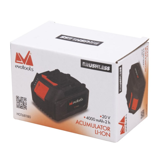 Acumulator Li-Ion EPTO Brushless / V: 20; mAh: 2000 Acumulator Li-Ion EPTO Brushless / V: 20; mAh: 2000