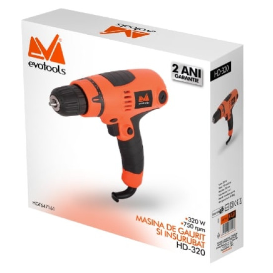 Masina de Gaurit si Insurubat HD 320 EPTO / P[W]: 320