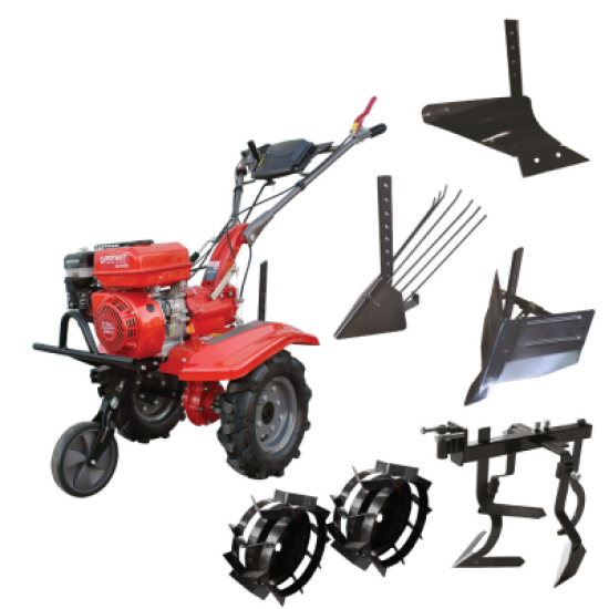 bta-13sg motocultor 13hp, gear box, 5.00-12+ plug arat+contor+ roti metalice