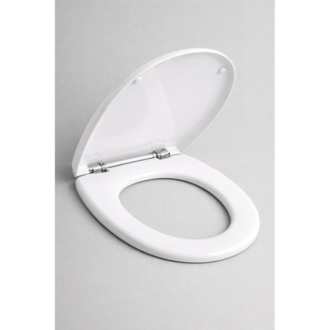 Capace WC Cu Inchidere Lenta Plastic, Alb, RAC-00000177