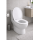 Capace WC Cu Inchidere Lenta Plastic, Alb, RAC-00000177