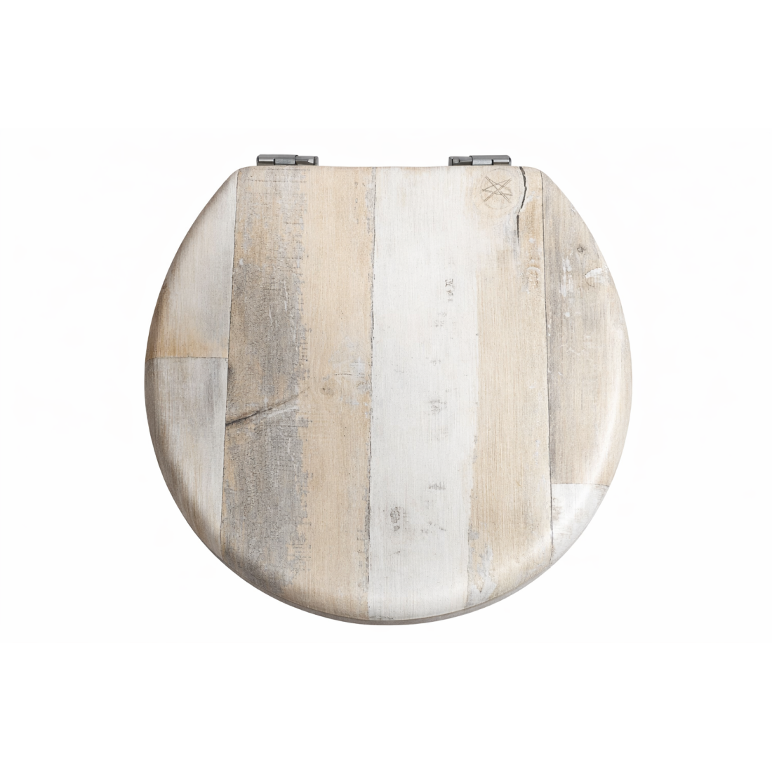 Capac WC inchidere lenta, model lemn