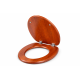 Capac WC inchidere lenta, design lemn
