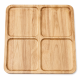 PLATOU COMPARTIMENTAT 203524 30*30*1.7cm COMPOZITIE LEMN RAC-777263