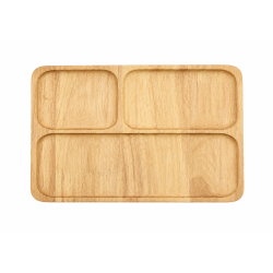 PLATOU COMPARTIMENTAT 50248 20*20*1.4cm COMPOZITIE LEMN RAC-777265