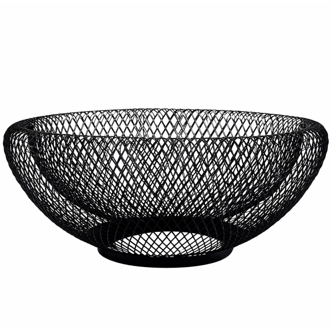 BOL PENTRU FRUCTE A06-040H 24.5*24.5*9.5cm METALIC, RAC-777279