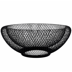 BOL PENTRU FRUCTE A06-040H 24.5*24.5*9.5cm METALIC, RAC-777279