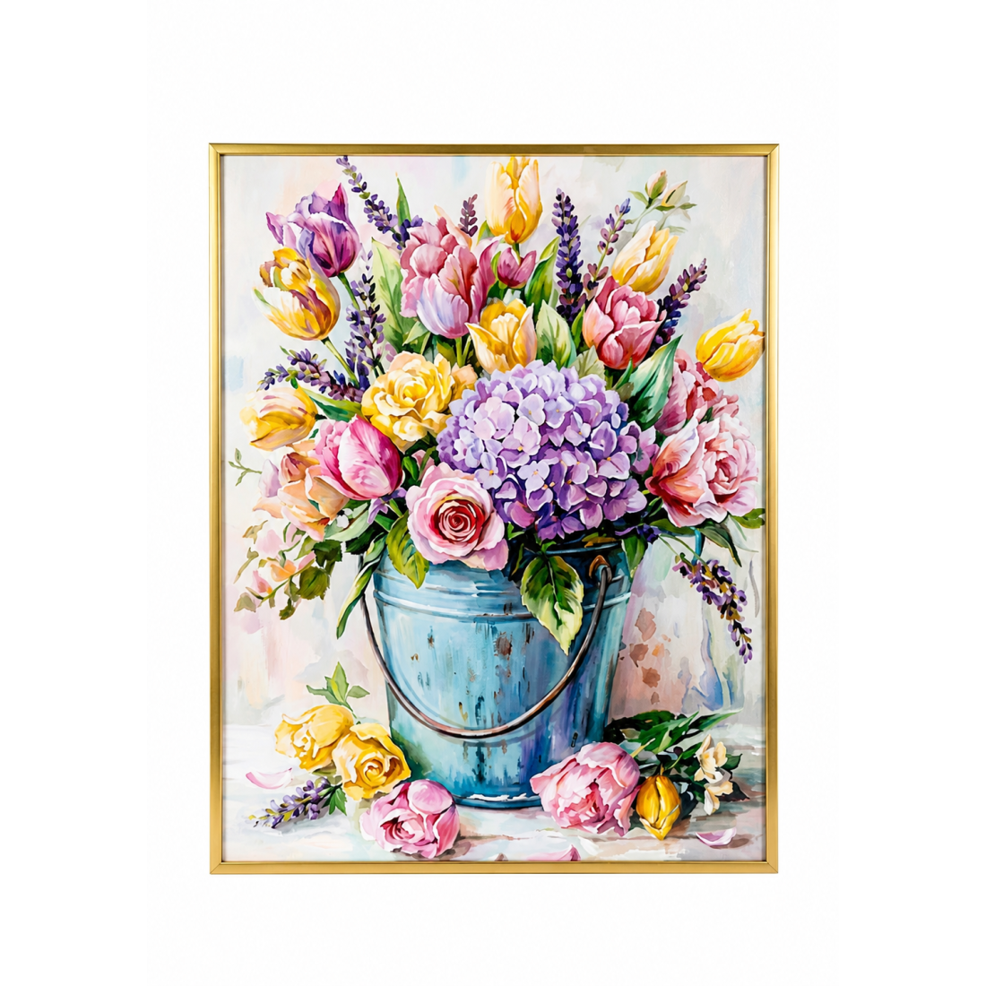 TABLOU DECORATIV CU FLORI, 40X50-1424, RAC-777499