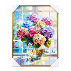 TABLOU CU ORNAMENT FLORAL 40X60-1424, RAC-777500