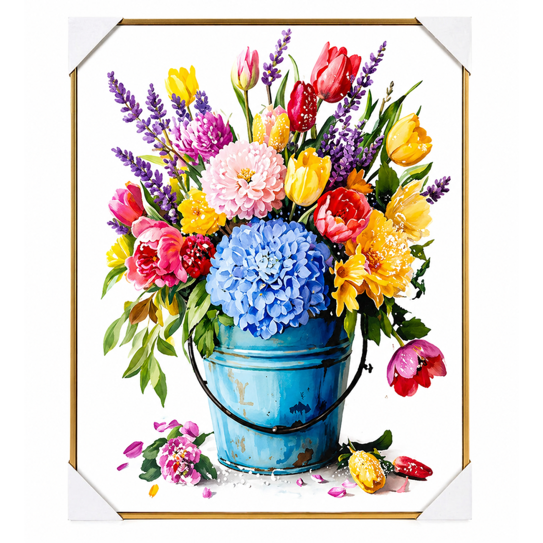 TABLOU CU BUCHET DE FLORI, 60X80-1730, RAC-777501