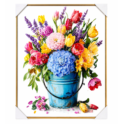 TABLOU CU BUCHET DE FLORI, 60X80-1730, RAC-777501