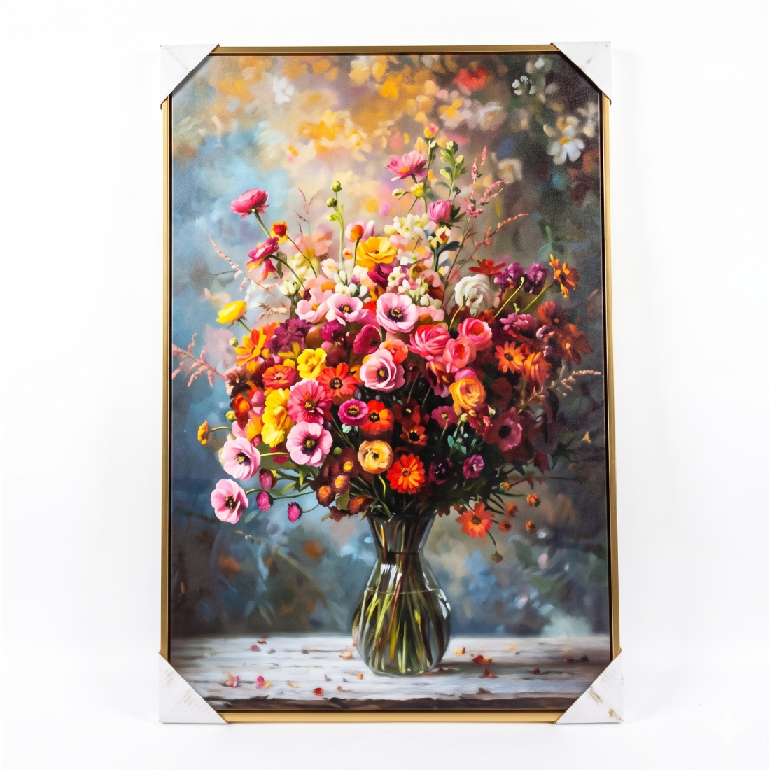 TABLOU CU ARANJAMENT FLORAL 60X90-1730, RAC-777503