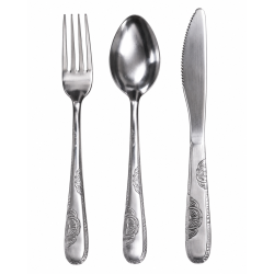 SET 6 FURCULITA+CUTIT+LINGURA 20+18CM RDB-2397