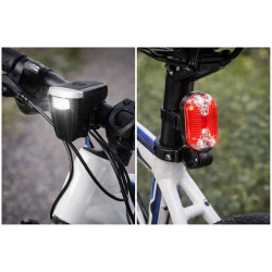 Set Lumini Bicicleta Fata-Spate LED