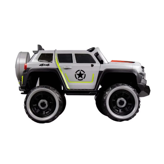 Masinuta electrica pentru copii RDB-7688 tip SUV super cu 4 motoare 390W, 2 locuri, 12V7AH, roti EVA, Gri