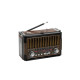 Boxa portabila RDB BT086, functii multiple, radio FM/AM/SW, bluetooth, stereo, Maro inchis