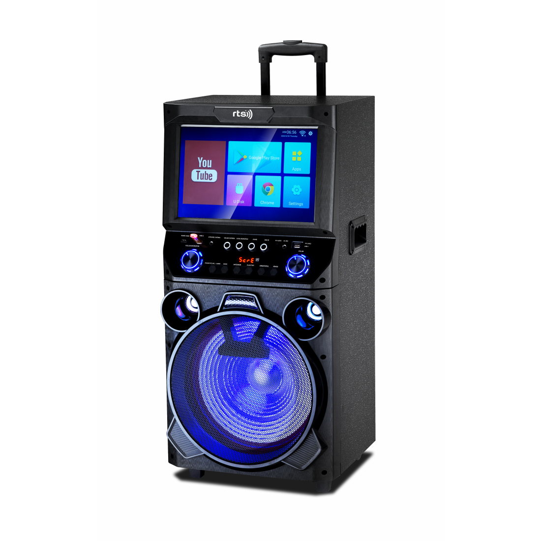 Boxă portabilă RTS-8015 cu tabletă integrată