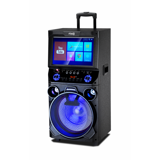 Boxă portabilă RTS-8015 cu tabletă integrată Boxă portabilă RTS-8015 cu tabletă integrată