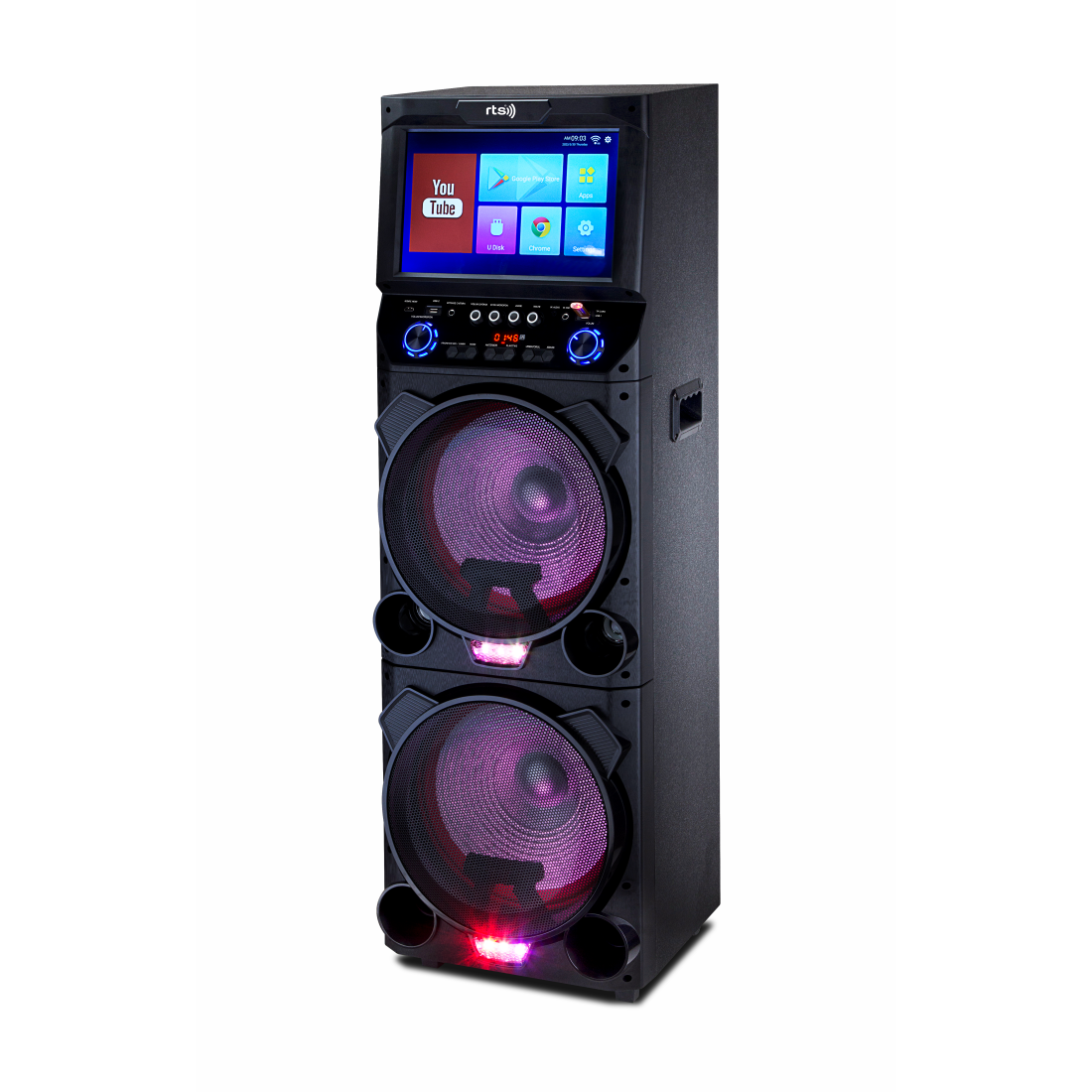 Boxa RTS-8215 Smart cu Tabletă & Microfon Wireless