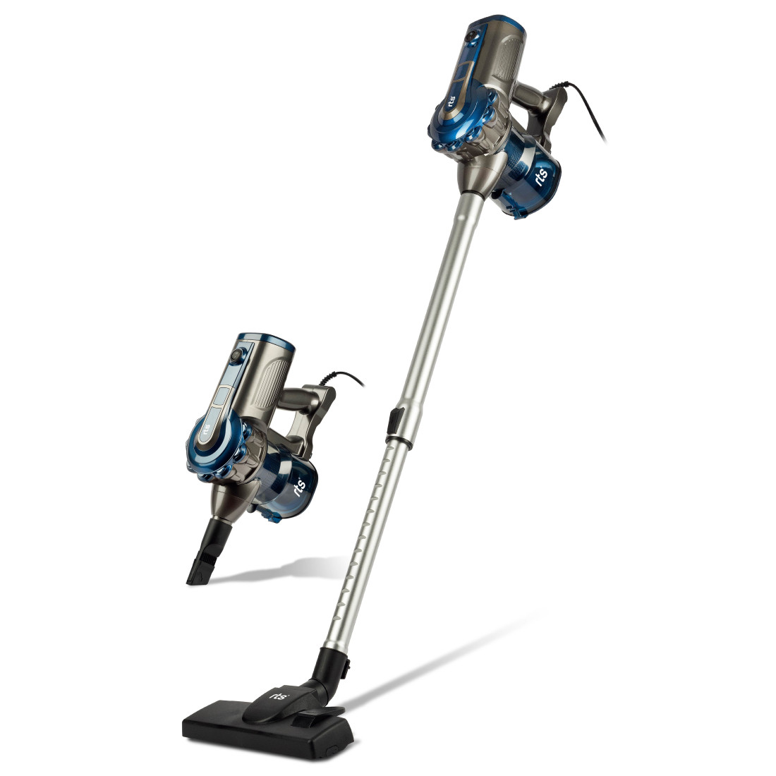 Aspirator vertical fara sac 2 in 1, RTS HJL-2001A, 600W, 0.8L, tub telescopic, filtru HEPA, 14kPa, cablu 5 m