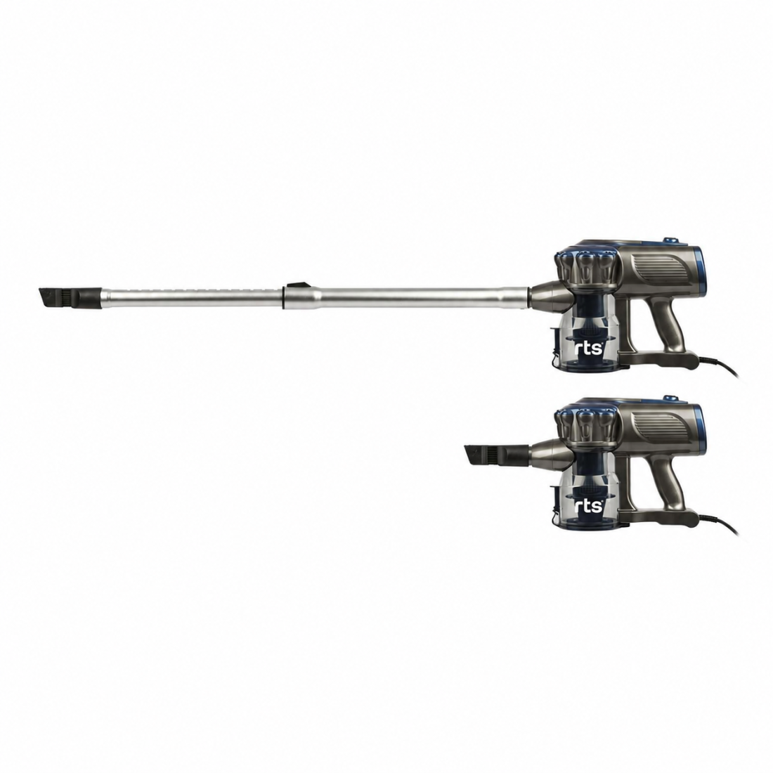 Aspirator vertical fara sac 2 in 1, RTS HJL-2001A, 600W, 0.8L, tub telescopic, filtru HEPA, 14kPa, cablu 5 m