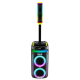 Boxa portabila RTS-8202, 80 W, Bluetooth, USB, TF, FM, TWS, microfon wireless inclus, iluminare RGB