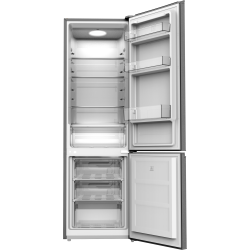 Combina frigorifica RTS RAC-FSRD358DBE-S, 268L (197L+71L), Clasa E, Dozator apa, Rafturi din sticla, Usi reversibile, 178 cm Inaltime, Alb