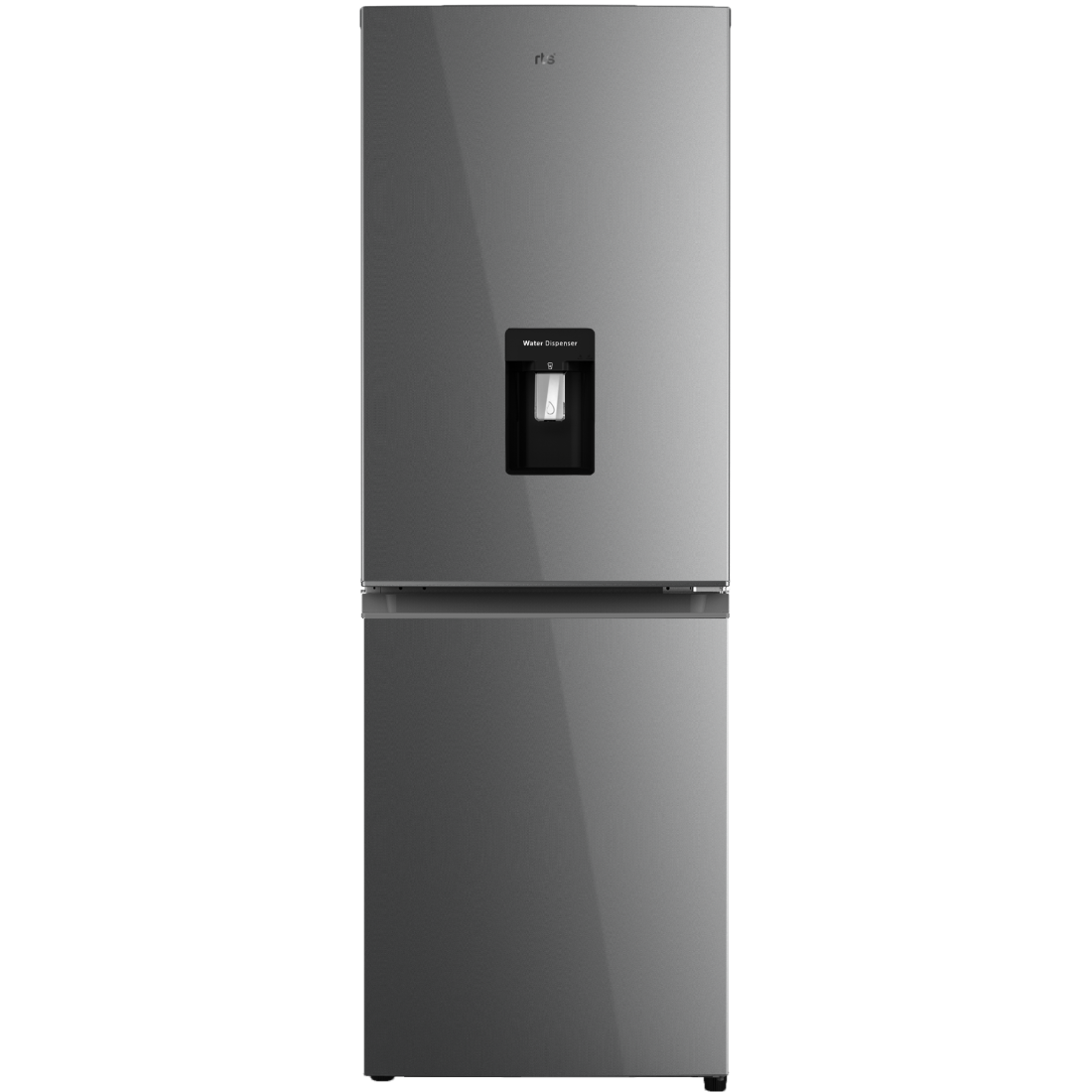 Combina frigorifica RTS RAC-FSRD405DBED-S, 296L (194L+102L), Clasa E, Dozator apa, Rafturi din sticla, Usi reversibile, 185 cm Inaltime, Argintiu Combina frigorifica RTS RAC-FSRD405DBED-S, 296L (194L+102L), Clasa E, Dozator apa, Rafturi din sticla, Usi reversibile, 185 cm Inaltime, Argintiu