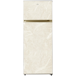 Frigider cu doua usi RTS RAC-FSRD275DTE-B, 210L (168L+42L), Clasa E, Rafturi din sticla, Usi reversibile, H 143 cm, Alb