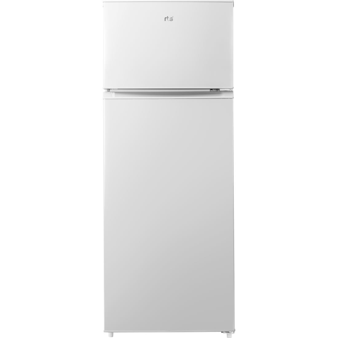 Frigider cu doua usi RTS RAC-FSRD275DTE-W, 210L (168L+42L), Clasa E, Rafturi din sticla, Usi reversibile, 143 cm Inaltime, Alb Frigider cu doua usi RTS RAC-FSRD275DTE-W, 210L (168L+42L), Clasa E, Rafturi din sticla, Usi reversibile, 143 cm Inaltime, Alb