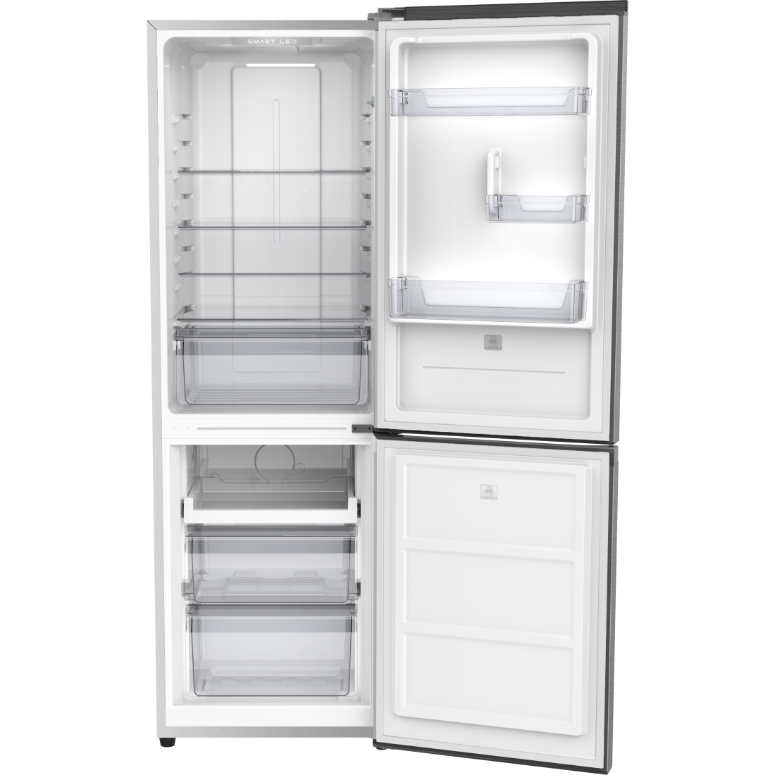 Frigider cu doua usi RTS RAC-FSRD355CBE-I, 290L (201L+89L), Clasa E, Rafturi din sticla, Usi reversibile, Culoare Inox Frigider cu doua usi RTS RAC-FSRD355CBE-I, 290L (201L+89L), Clasa E, Rafturi din sticla, Usi reversibile, Culoare Inox