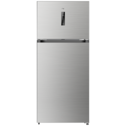 Frigider cu doua usi RTS RAC-FSRD645WTP-INOX, 497L (382L+115L), Clasa E, Total No Frost, Multi Flow, Fresh Zone, Display Digital, Smart Control, H 175 cm, Culoare Inox