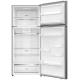 Frigider cu doua usi RTS RAC-FSRD645WTP-INOX, 497L (382L+115L), Clasa E, Total No Frost, Multi Flow, Fresh Zone, Display Digital, Smart Control, H 175 cm, Culoare Inox