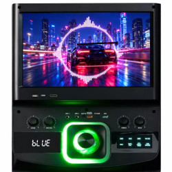 Boxa Smart RTS 8012 cu Tableta 15.4", Android, WiFi, Bluetooth, HDMI, Lumini RGB, Microfon Wireless, Karaoke, USB, Card SD, Radio FM, Compatibila Google si YouTube