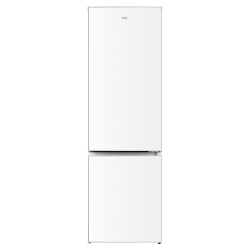 Combina frigorifica RTS BCD258W, 250L (186L+64L), Clasa E, Alb, Rafturi din sticla, Usi reversibile, 181.8 × 54.5 × 56.5 cm
