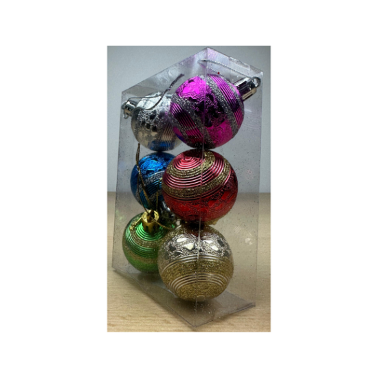 Set 6 globuri RDB-PDY1905 Multicolore