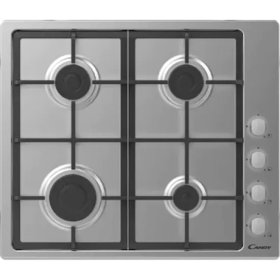 PLITA INCORPORABILA CANDY ,CHG6LX,4 ARZATOARE, GAZ,INOX