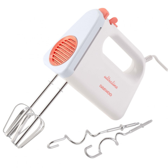 Mixer de mana Daewoo UltraLine DHM122U, 400 W, 5 trepte de viteza