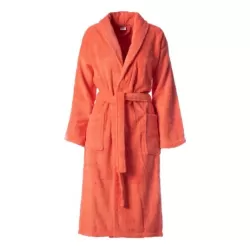 HALAT DE BAIE DAMA BBC ORGANIC-CORAL