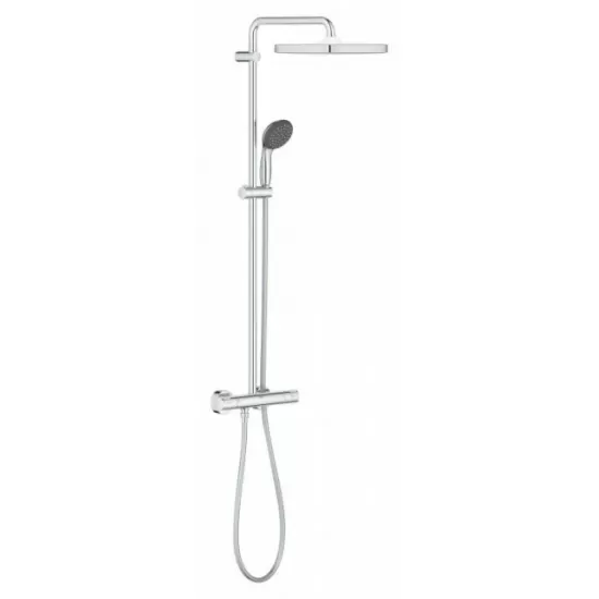 Sistem de dus Grohe Vitalio Cube 250 1/2'',aparent,250mm-26696000
