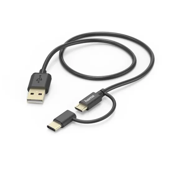 HAMA CABLU 2IN1 , MICRO- USB,AD. USB TC 000178327