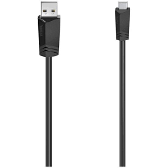 HAMA CABLU MINI-USB 2.0 480MB/S,0.75M 00200605