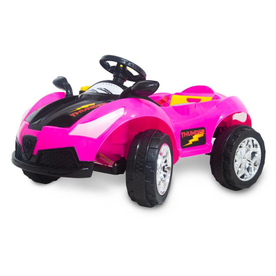 Mașinuță cu Baterie de 12 V și telecomandă, RDB-06-05, roz, pentru copii